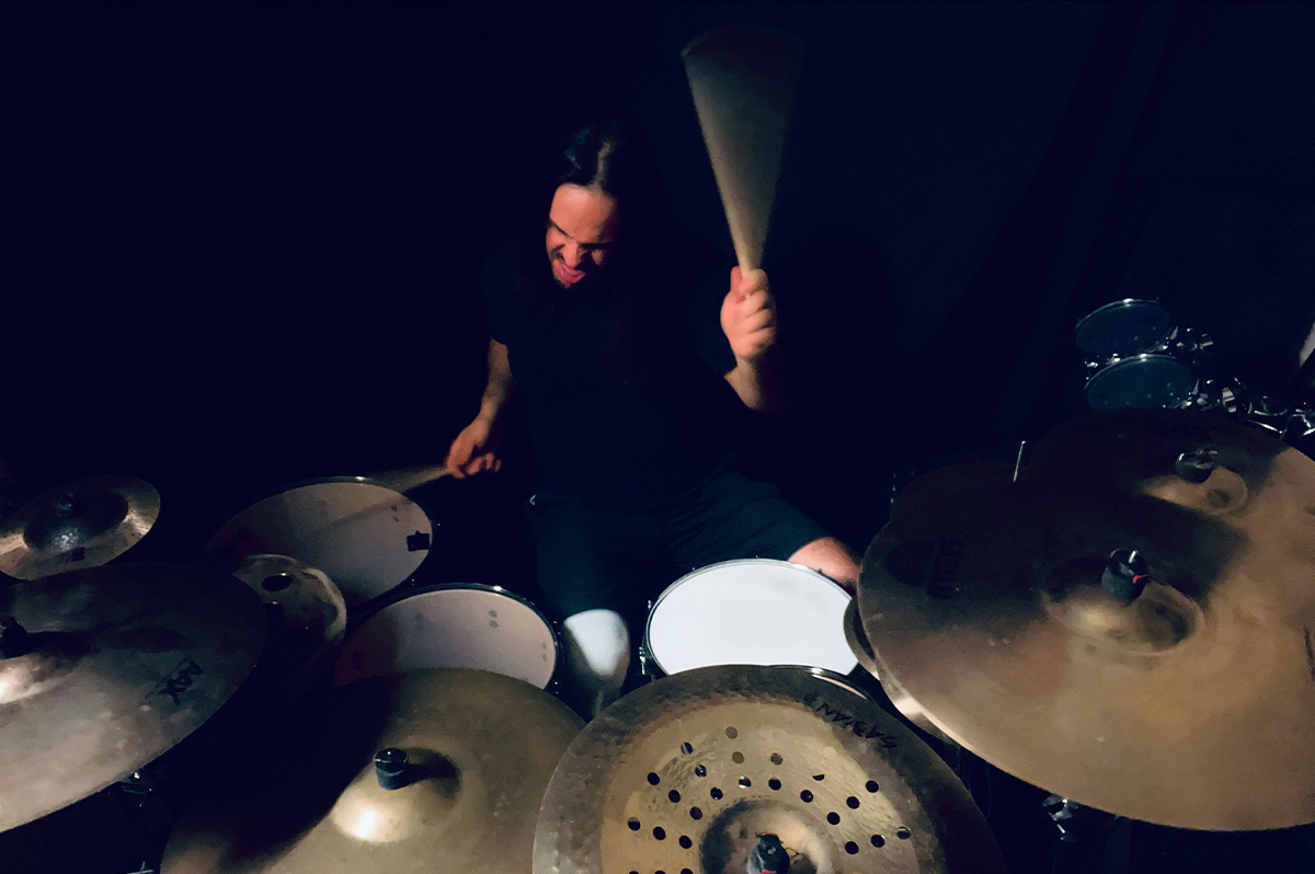Drew Cueva, Flannel Drummer